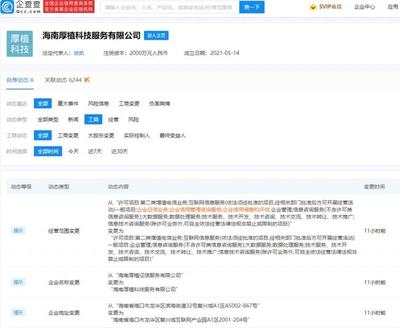 厚植征信更名厚植科技，業(yè)務(wù)聚焦轉(zhuǎn)型引關(guān)注